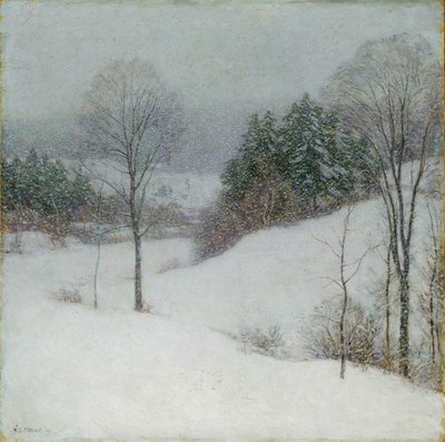 The White Veil by Willard Leroy Metcalf